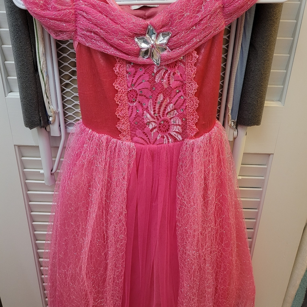 Size 6 Trish Scully Pink Princess Gown
